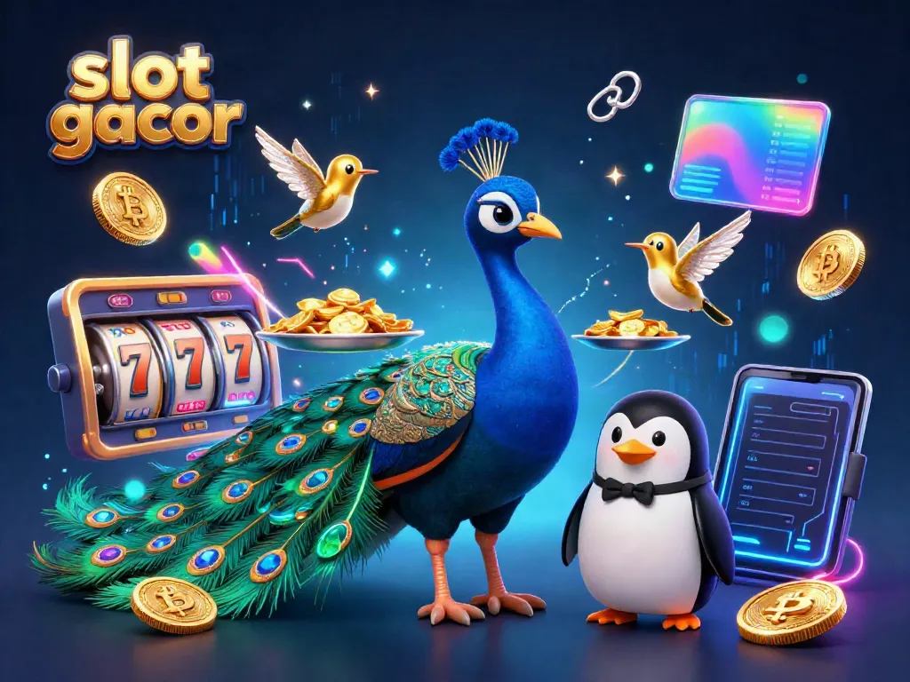 Experience the thrill of slot gacor with vibrant characters and dynamic gaming elements.
