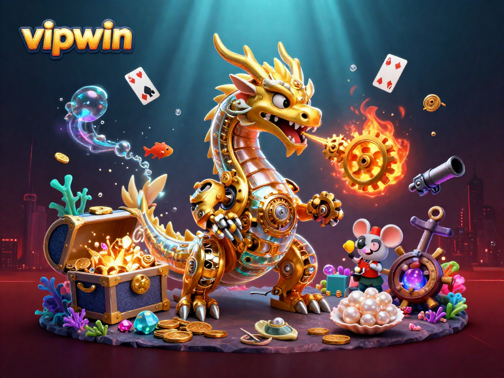 Experience thrilling gaming at vipwin with vibrant 3D scenes and entertaining characters.