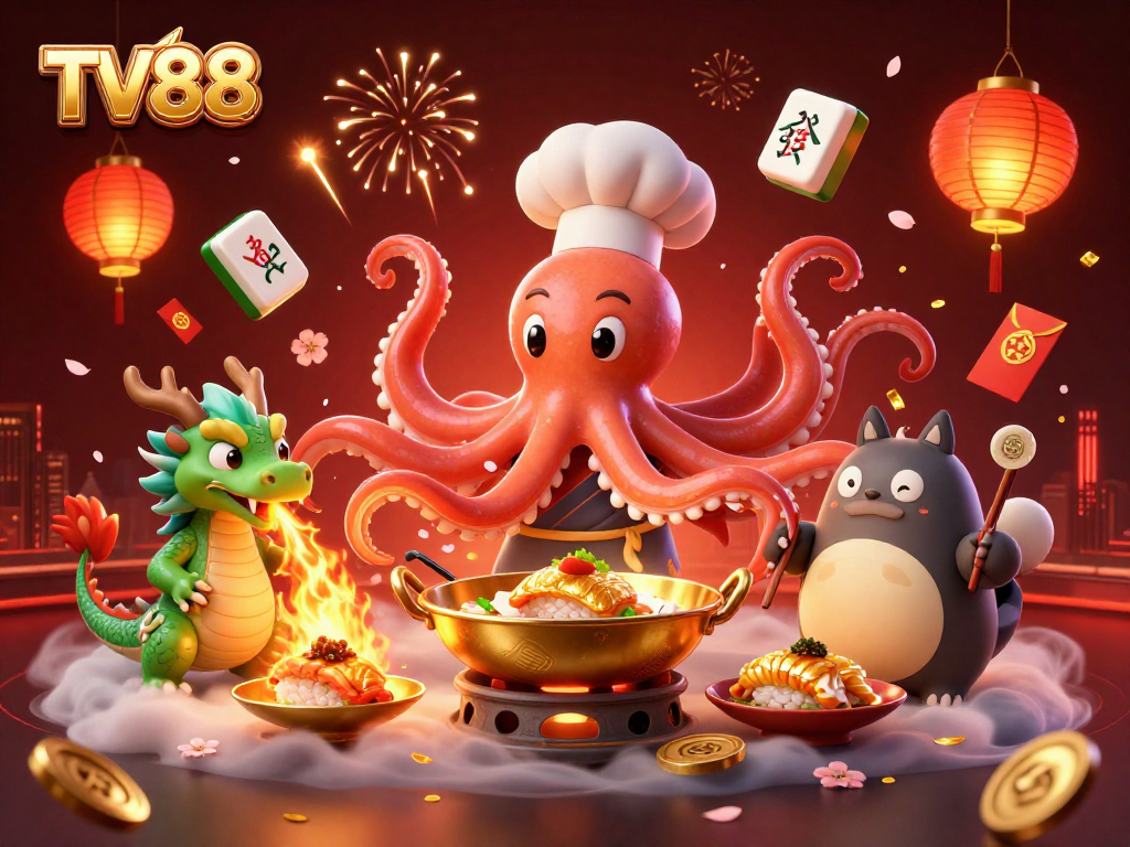 Experience thrilling gameplay at TV88's exciting online casino with vibrant designs and rich visuals.