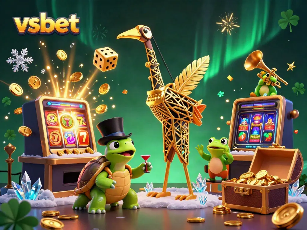 Experience the thrilling vibe of vsbet with vibrant characters and dynamic casino gameplay elements.