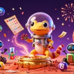Experience thrilling gaming excitement with 80win's Martian gecko discovering a vibrant casino.