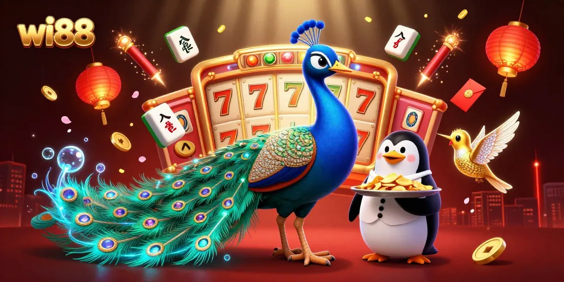 Experience the excitement of wi88 casino with a vibrant 3D illustration of characters and gaming elements showcasing dynamic gameplay.