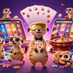 Experience the excitement of Nhà cái PG88 with dynamic meerkats managing a lively casino.