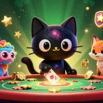 SX88 offers an engaging casino experience with a black hole cat and vibrant game elements.