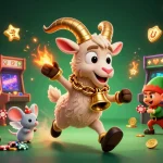 bet88 presents a lively casino scene with festive Krampus, angel mouse, and gremlins stealing chips.
