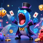 Engage in ty le keo with dynamic characters and vibrant casino elements in this captivating illustration.