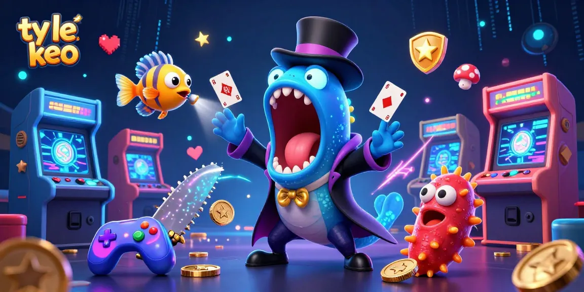 Engage in ty le keo with dynamic characters and vibrant casino elements in this captivating illustration.