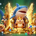 Experience thrilling gameplay at NK88 with a vibrant scene of a golden hamster king reigning over treasures.