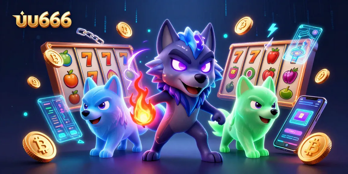 Experience thrilling gaming odds with uu666 featuring cartoon wolves in a vibrant casino atmosphere.