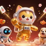 Experience winning with GO88, as the astronaut cat and robot dog explore a vibrant casino universe.