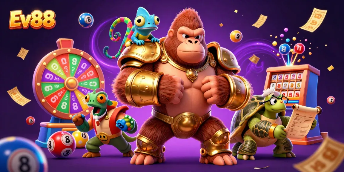 Ev88 offers thrilling lottery experiences with vibrant elements and dynamic gameplay visuals.
