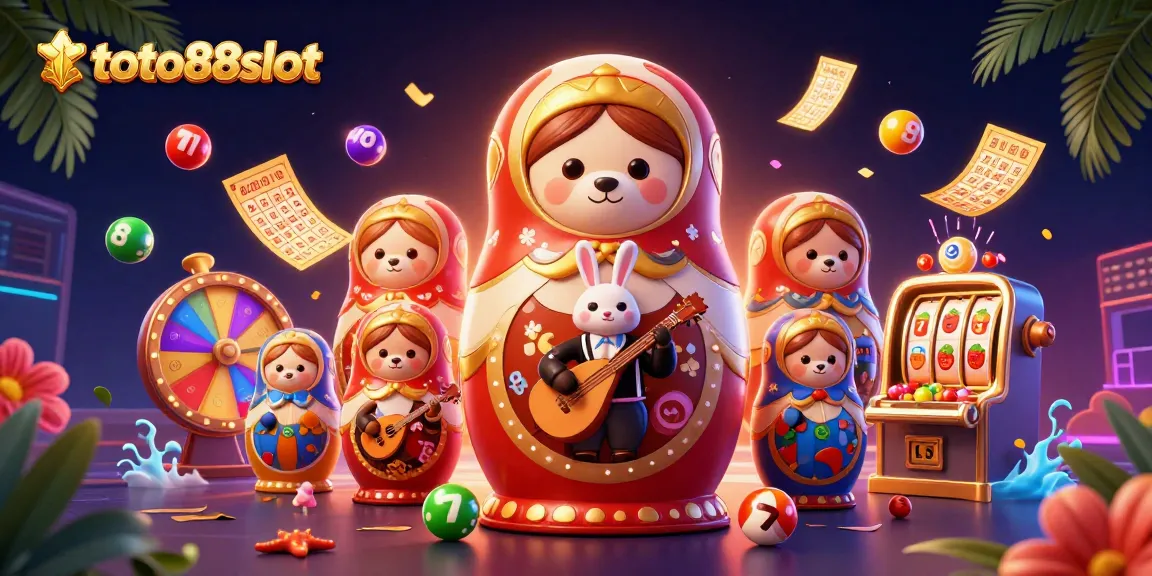 Play engaging games at toto88slot featuring vibrant casino characters and dynamic gaming elements.