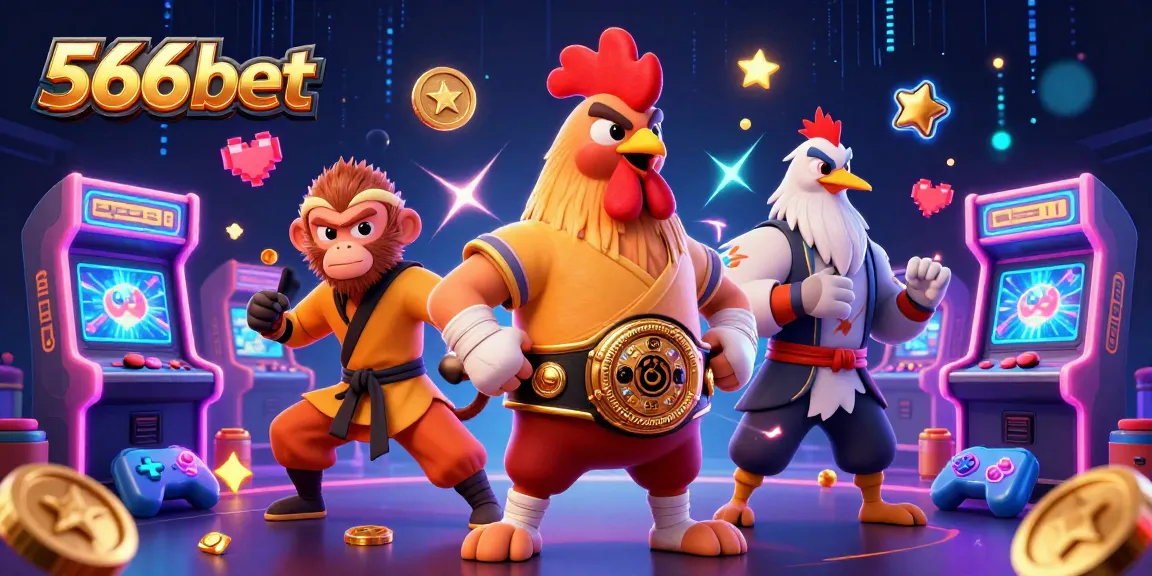 Engage in exciting gaming adventures at 566bet with vibrant characters and dynamic elements.