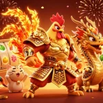 SUNWIN characters engaging in exciting casino play with vibrant elements and dynamic action