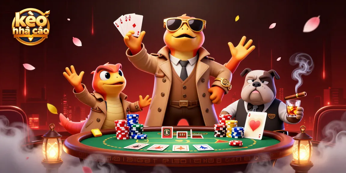 Engage with kèo nhà cái while raptors in disguise explore a VIP casino scene.