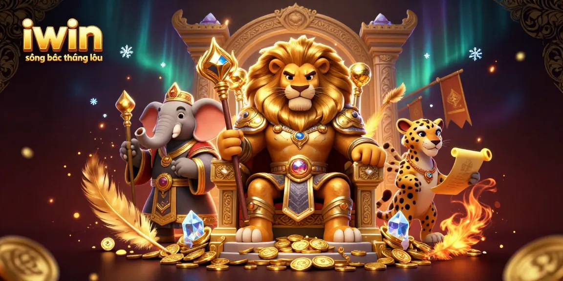 Engage with iwin sòng bạc thượng lưu through a vivid 3D illustration of casino royalty.