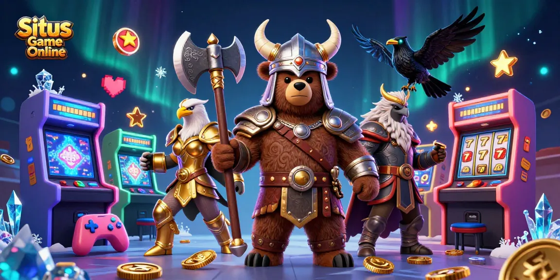 Spin to win with Situs Game Online capturing thrilling moments of gameplay and vibrant casino elements.