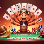 Engage with thrilling poker action at 79Z featuring vibrant characters and exciting game elements.