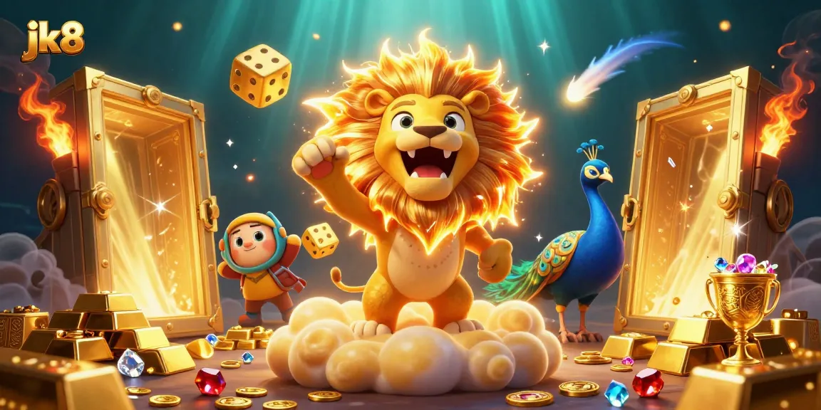 Win big with JK8's exciting casino experiences, featuring glamorous game elements and vibrant heroes.