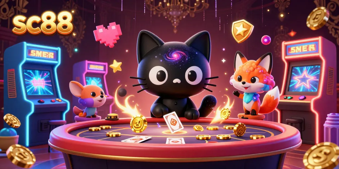 Experience thrilling wins at sc88 in a vibrant cosmic casino with captivating characters and action.