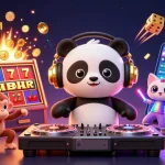 Experience the vibrant iwin club atmosphere with DJ panda, dancing monkey, and rave kitten!