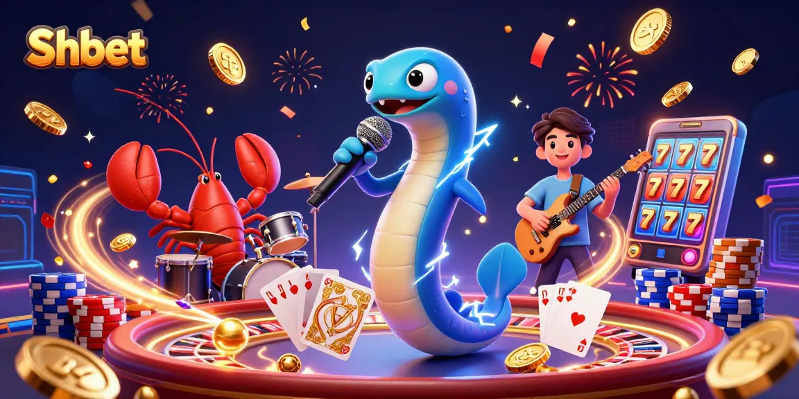 Experience the excitement of Shbet with an electric eel DJ and a vibrant underwater casino scene.