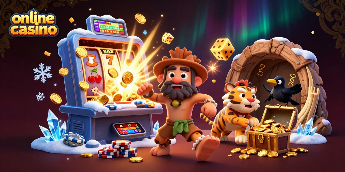 Engage with the thrilling world of the online casino featuring prehistoric characters and jackpot excitement!