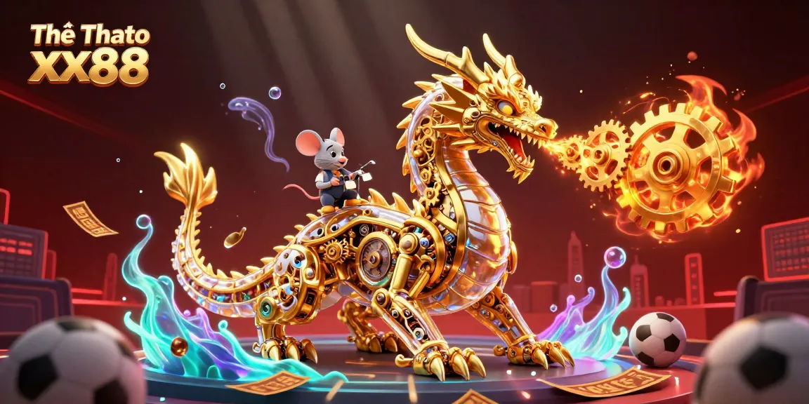 Engage in thrilling sports betting action with Thể Thao xx88, featuring vibrant elements and dynamic illustrations.