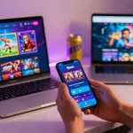 Experience thrilling gaming moments with 78win app showcasing vibrant gameplay and engaging environment.