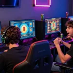 Exciting OPPA86 gaming moment with friends winning on slot games