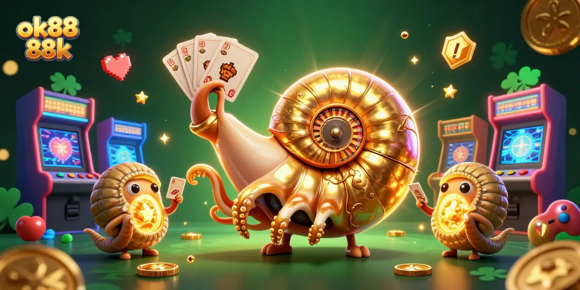 Engage with vibrant gameplay at ok88 88k featuring a dynamic casino scene with colorful arcade elements.