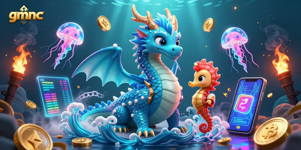 Engage with the gmnc system for risk analysis in online gambling, featuring dynamic aquatic creatures.