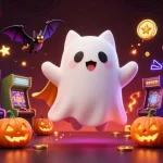 Experience thrilling gaming action with truy cập TR88 in a vibrant haunted casino atmosphere.