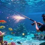 Exciting underwater gaming scene from 78ưin, featuring vibrant aquatic adventures.