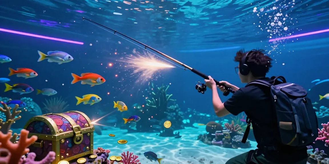 Exciting underwater gaming scene from 78ưin, featuring vibrant aquatic adventures.
