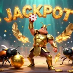 Experience NHÀ CÁI LUCK8's thrilling jackpot moments with vibrant gaming elements and characters.