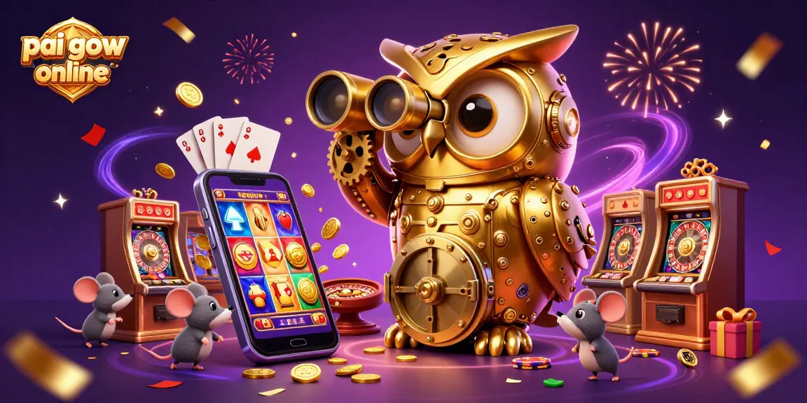 Pai gow online players strategizing their moves against a vibrant casino backdrop filled with excitement.