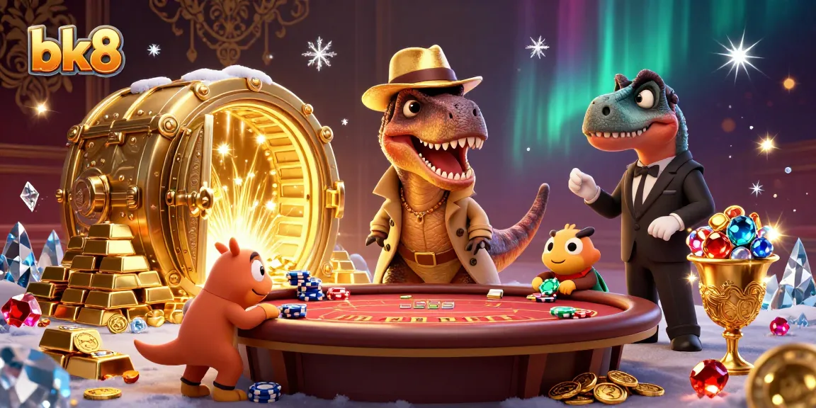 Experience thrill at bk8 gambling with a velociraptor card counter, stegosaurus pit boss, and chaos of gold