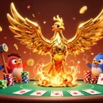 Win big at alo8 with a vibrant 3D illustration showcasing dynamic poker action and golden themes.