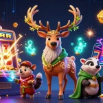 Experience thrilling slots action with the sunwin jackpot explosion featuring dynamic casino elements and vibrant characters