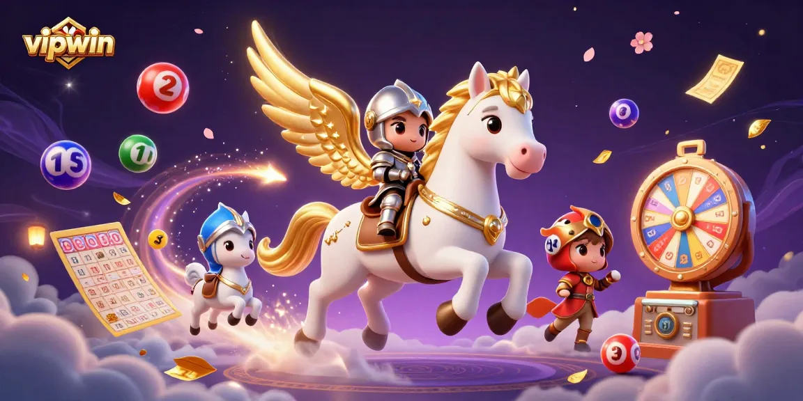 Experience thrilling gameplay at vipwin with colorful lottery balls and dynamic casino elements