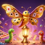 Engage with da888's vibrant casino scene filled with colorful lottery balls and golden elements.