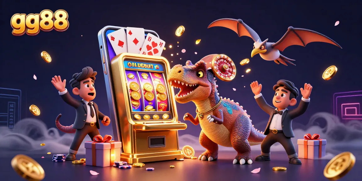 Experience thrilling wins at gg88 with a pachycephalosaurus jackpot and vibrant casino elements.